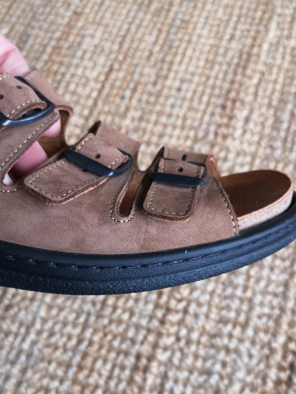 Romika leather slip-on sandals - Picture 8 of 12